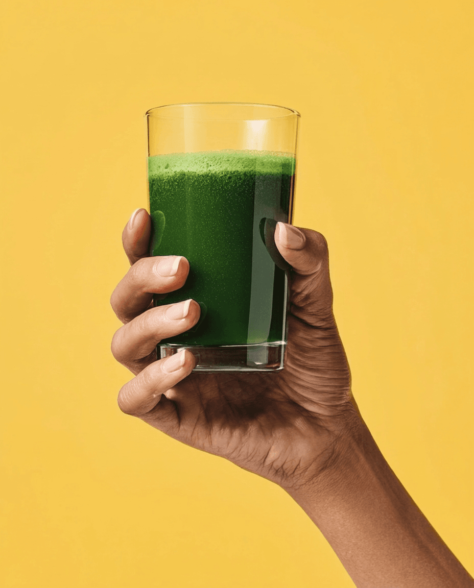 Hand with Gel Capsules